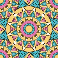 Colored Mandala Pattern Background vector