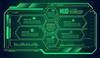 Binary circuit board future technology vector