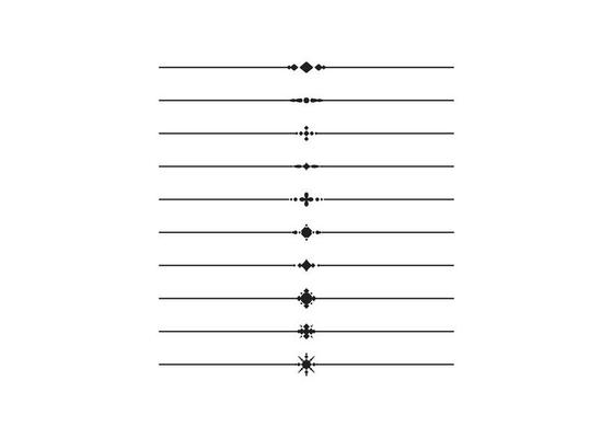 Decorative line ornament 