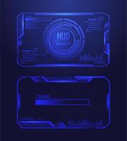 Binary circuit board future technology background vector