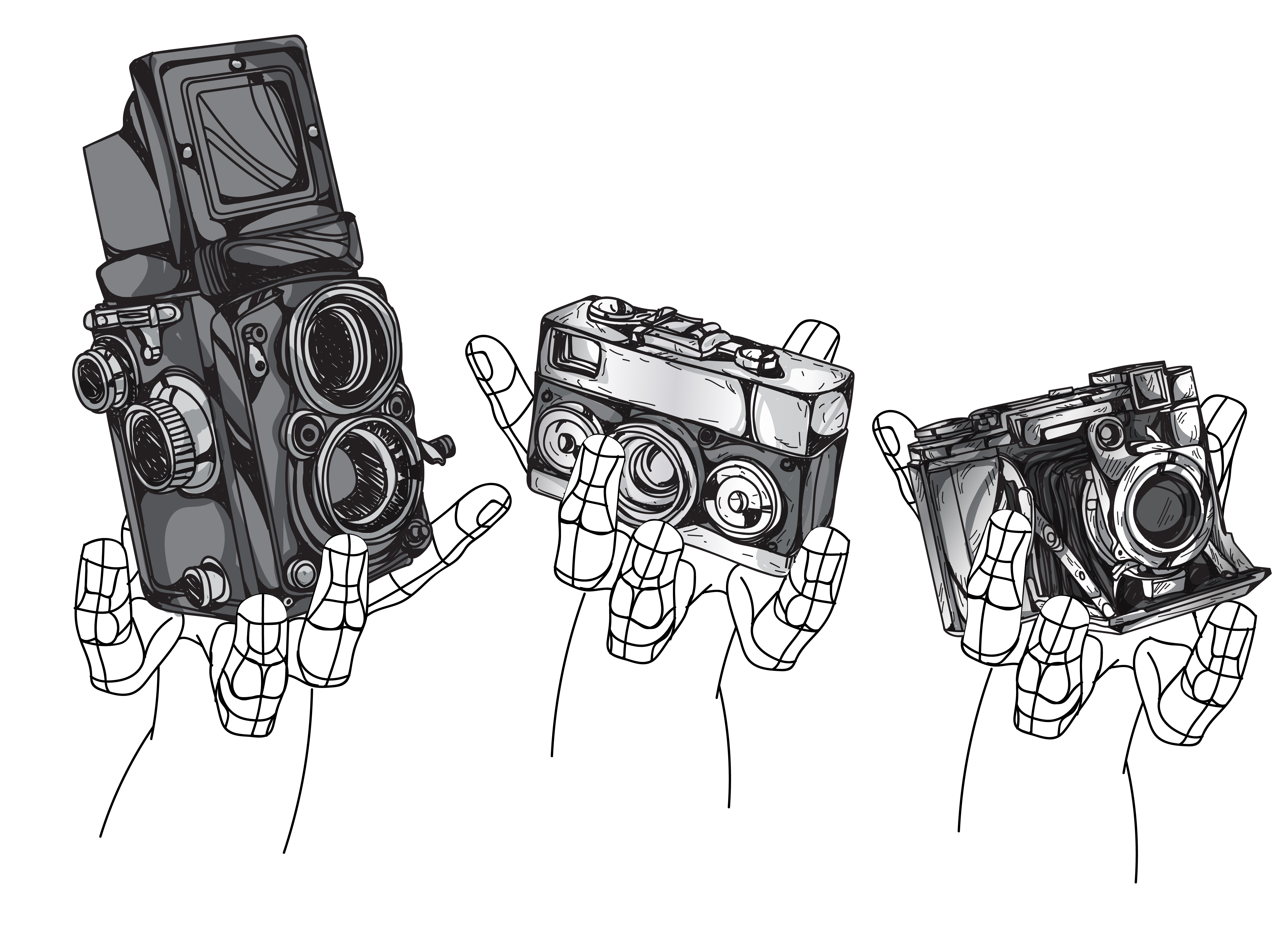 Vintage Camera Hand Drawing Download Free Vectors Clipart Graphics Vector Art