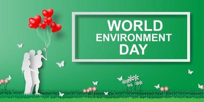 World Environment Day 5 June vector