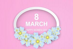 Happy Women's Day vector