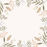 Moderm floral background vector