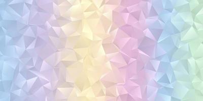 Pastel coloured low poly banner design  vector