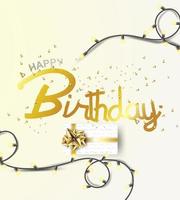 Happy Birthday Background vector