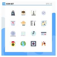 Random flat-style icon set  vector