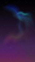 aurora borealis cielo nocturno vector