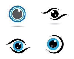 Eye logo images vector