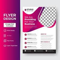 Corporate and Business Flyer Template vector