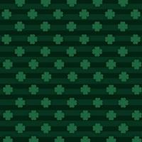 Clover leaves pattern background vector