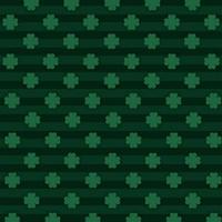 Clover leaves pattern background vector