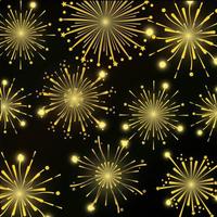 Fireworks pattern background vector