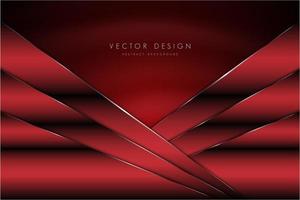 Red metallic background with silk texture vector