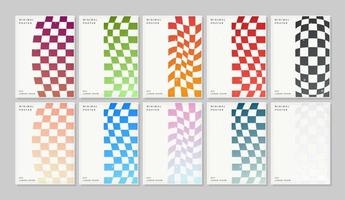 Set of abstract covers design. vector