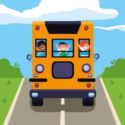 Kids Bus Vector Art, Icons, and Graphics for Free Download