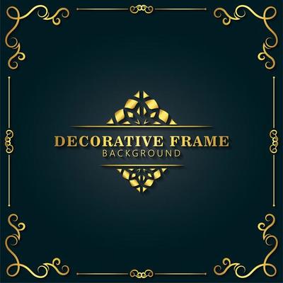 Elegant decorative frame background