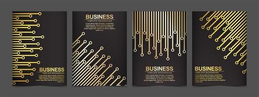 Minimal Cover in Gold.  vector