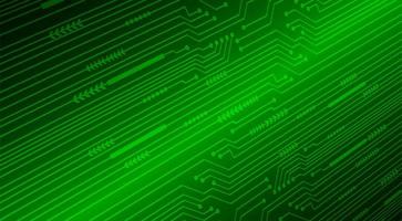 Green cyber circuit future technology concept background vector