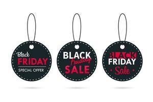 Sale label design to make a promotion for BlackFriday  vector