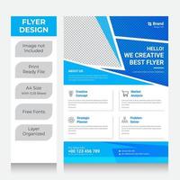 Corporate Business Flyer poster pamphlet brochure cover vector