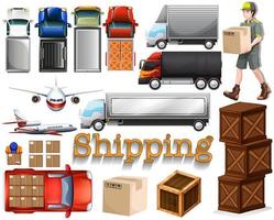 Cargo service with different transportation vector