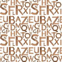 English alphabet seamless pattern background vector