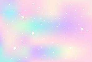 Pastel rainbow blurry background with sparks vector