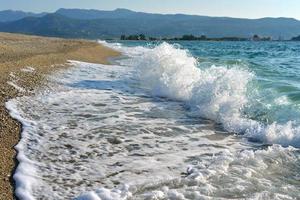 Sandy beach in Greece