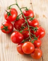 Closeup of tomatoes  isolated on white