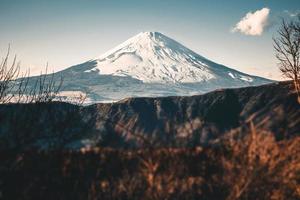 monte fuji en otoño foto