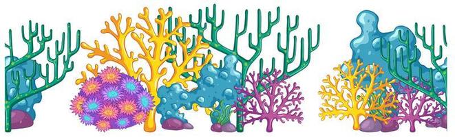 Coral reef background  vector