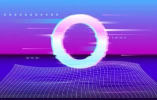 Circle Futuristic Abstract Geometry vector