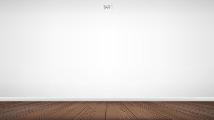 Realistic mop cleaning tile floor in empty room Vector Image