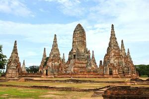 Old Temple Wat Chaiwatthanaram of Ayutthaya Province ,Thailand.
