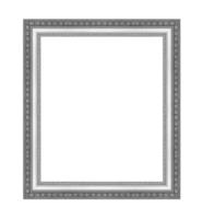picture frame ancient  isolated on white background. photo