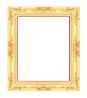 Picture frame isolated on white background photo