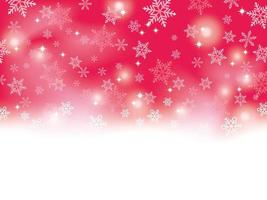 Festive snowflakes banner background vector