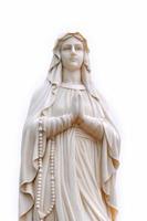 Marble statue of Maria in Rome photo