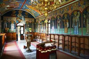 Orthodox church in Lesvos, Greece photo