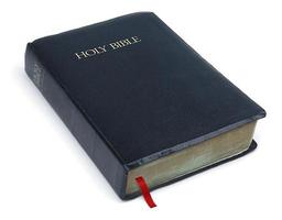 Bible on white photo