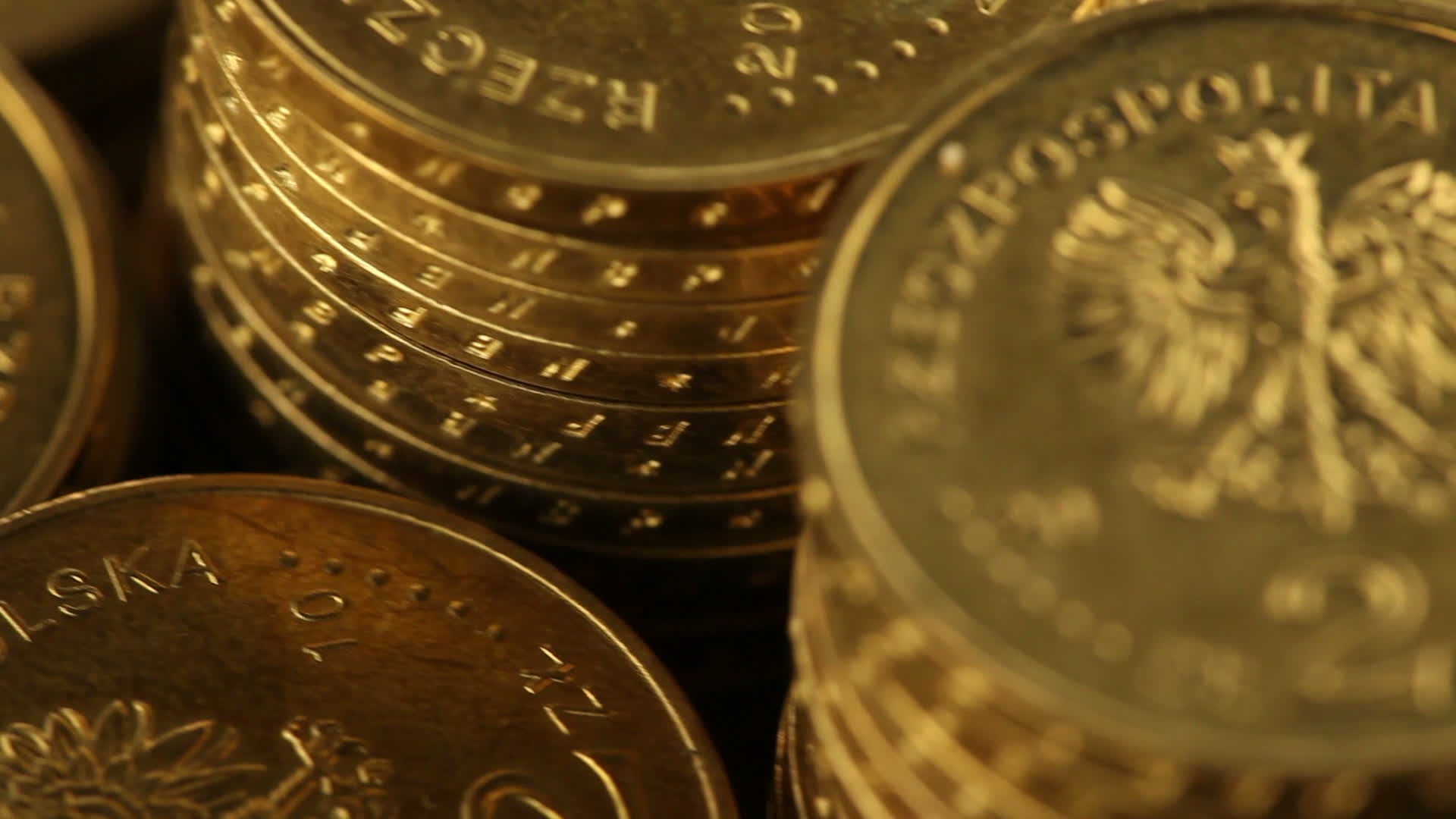 coins, currency 1353185 Stock Video at Vecteezy