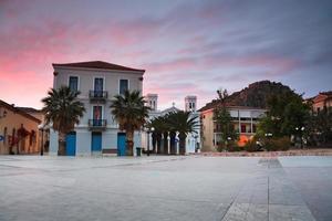 Main square in Nafplio, Greece.