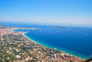 Aerial view of the Mediterranean, French Riviera, Cote d'azure