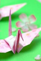 Japanese traditional paper crane