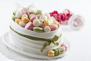colorful macaroon sweets