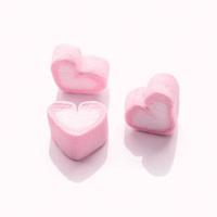 Soft focus - Heart shape pink candy photo