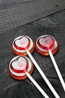 Heart lollipops photo
