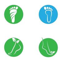 Foot care set vector
