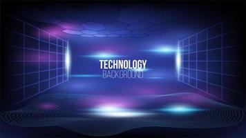 Abstract hi-tech communication technology background vector